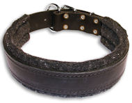 Leather Black collar 25'' for Rottweiler /25 inch dog collar-C24 Leather Black collar 25'' for Rottweiler /25 inch dog collar-C24