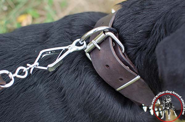 Reliable in use Rottweiler collar