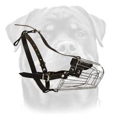 Excellent wire cage dog muzzle