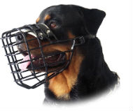 Rottweiler Wire Cage Muzzle for Winter-Basket Wire Dog Muzzle