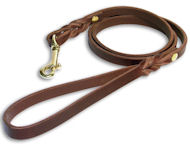 Brown Dog Leash 4 FT width 3/4 inch