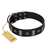 Black - Luxury Designer Monogram Empreinte Leather Dog Collar - Pet Supply  Mafia %